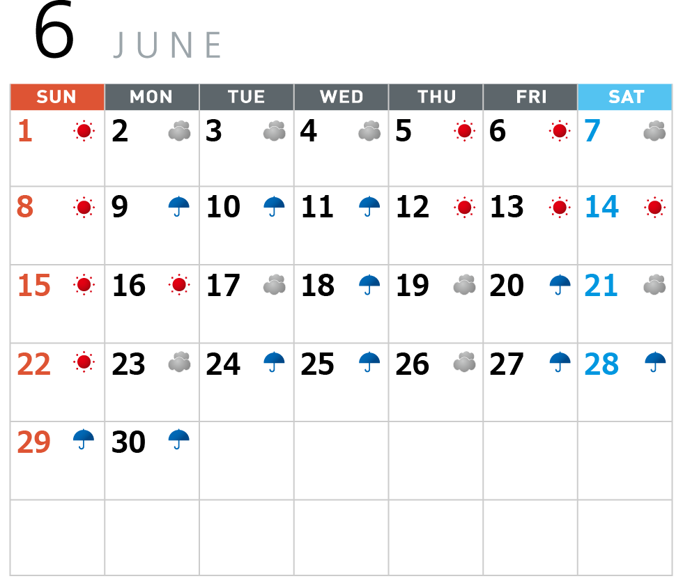 6月